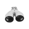 thumbnail image 1 of Flowmaster Exhaust Tail Pipe Tip 15389 2-1/2 Inch Inlet; 3 Inch Dual Outlet; Polished Stainless Steel; Round; Angled Cut; Straight Edge, 1 of 3