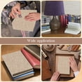 thumbnail image 4 of DIY Imitation Fabric with Paper Back for Book Binding Velvet Box Making Tan 300x1300mm, 4 of 5
