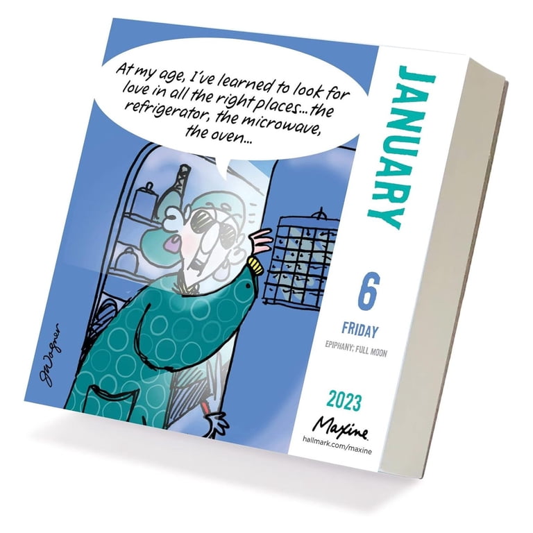 CintBllTer Maxine Daily Desktop Calendar 2023 | Easy Tear-Off & Fold-Out  Easel for Desk Calendar 2023 | 2023 Calendars for Home Office | Standing  Calender 2023 | 5.25" x 5.25" - Walmart.com