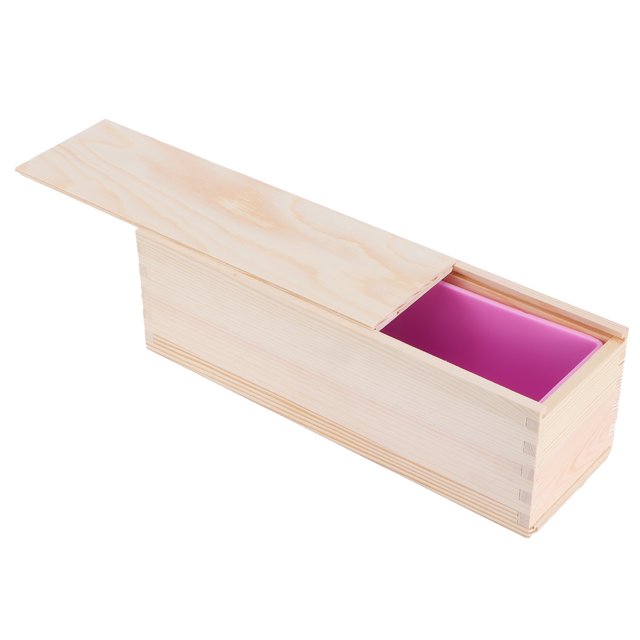 Molde de Jabón, Molde de Caja de Jabón Doble Abierto para Panes para Pudines para Tartas para Chocolates LHCER 1