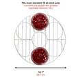 thumbnail image 3 of Starfrit Canning Rack, Rustproof, Reversible Design, Holds 7 Jars, Fits 16 Qt Pots, Safe Sterilization, Dishwasher Safe, Easy Home Canning, Secure Jar Handling, Fits Multiple Jar Sizes, 3 of 7