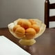 thumbnail image 3 of Bandeja para frutas y aperitivos, ideal para el hogar, la sala de estar o la mesa de centro. Bandeja plegable y portátil de dos niveles con base de madera, escurridor y estructura metálica., 3 of 8