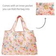 thumbnail image 5 of Wrapables Large & Small Foldable Tote Nylon Reusable Grocery Bags, Set of 2, Fantastic Creatures, 5 of 5