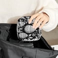 thumbnail image 6 of Easter Pad Bag Period Bag Small Travel Pouch - Ideal Sanitary Napkin Storage Solution for School - Velvet, Sponge, Oxford Fabric - 4.7x6.6x6.6 in, 6 of 6