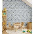 thumbnail image 4 of S4Sassy Rocking Horse Striped Wallpaper - Blue Wall Covering, 25" x 360" Self-Adhesive Vinyl Walls Paper, Wallwrap, Easy DIY Wall Covering For Kids Bedroom, Playroom wallpaper, 4 of 9