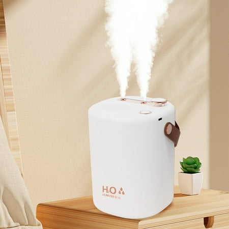 

Humidifier-Portable Noiseless Aroma Diffuser Car Humidifier Cute Humidifier For Home-Office Or Yoga Essential Travel Humidifier Oil Diffuser With No-Water Auto Off Room Humidifier Protection