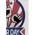 thumbnail image 5 of Coolnut Labor Day Blackout Curtain for Bedroom, 2 Panels Thermal Insulated Blackout Drapes Long Darkening Curtains with Grommets,55"x 72", 5 of 5