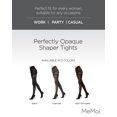 thumbnail image 2 of MeMoi Perfectly Opaque Shaper Tights - Womens - Female, Q1/Q2, Black, 2 of 12