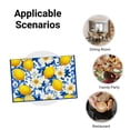 thumbnail image 4 of AshasdS Lemon and Floral Pattern Linen Table Mats Set of 4 12x18 inch for Spring Summer Home Table Decor, 4 of 4