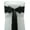 Black, variant on Darling Souvenir Pack Of 10 Satin Chair Sashes Bow Sash For Wedding & Events Supplies Party Decoration Chair Cover Sash - Colors Available