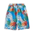 thumbnail image 2 of Aayomet Men Swim Trunks WATER ABLE SUMMER THIN PRINTED MEN'S BEACH PANTS (Blue, M), 2 of 4