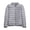 Grey1, variant on Men Cotton Coat Hooded Long Sleeve Zipper Placket Warm Outwear Solid Color Thin Quilted Coat with Pockets