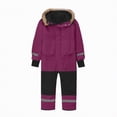 thumbnail image 4 of UAYOTSE Snowsuit Children's Unisex Ski Suit Thickened Warm Ski Overall Winter Warm Ski Suits with Hood Snow Overall Windproof,Sizes 5-6 Years, 4 of 6
