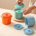 thumbnail image 2 of Qeeadeea Bouillon Cups, French Onion Soup Bowls With Handles, French Onion Soup Crocks Oven Safe, Microwave Soup Bowl With Lid, Soup Mug-orange-4.8x4.8x3.6inch, 15oz, 2 of 7