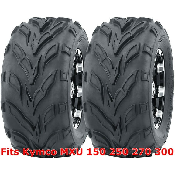 2 WANDA ATV Rear Tires Set 22x10-10 Kymco MXU 150 250 270 300 Sport P361