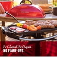 thumbnail image 5 of George Foreman Parrilla eléctrica rectangular para interiores y exteriores, 12 porciones, rojo, GFO201R, 5 of 5