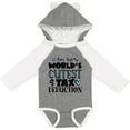 thumbnail image 3 of Inktastic I'm the World's Cutest Tax Deduction Blue Hearts Boys or Girls Long Sleeve Baby Bodysuit, 3 of 5
