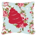 thumbnail image 2 of Sealife Shabby Chic Fabric Decorative Pillow, 2 of 2