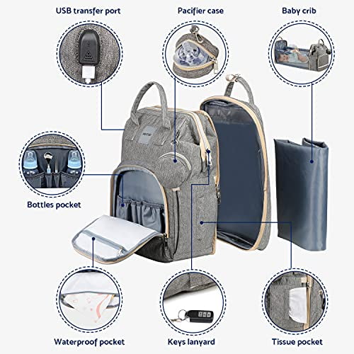 diaper bag with backpack straps