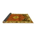 thumbnail image 2 of Ahgly Company Indoor Square Persian Yellow Traditional Area Rugs, 3' Square, 2 of 4