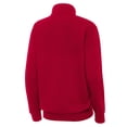 thumbnail image 3 of Women's Antigua Crimson Indiana Hoosiers Victory Quarter-Zip Top, 3 of 3