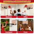 thumbnail image 3 of Aro de Baloncesto para Interiores NZQXJXZ para Niños con Tablero de Madera, 3 of 8