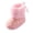 Pink, variant on Baby Winter Warm Snow Boots Infant Boy Girl Crib Shoes Prewalker 0-18M
