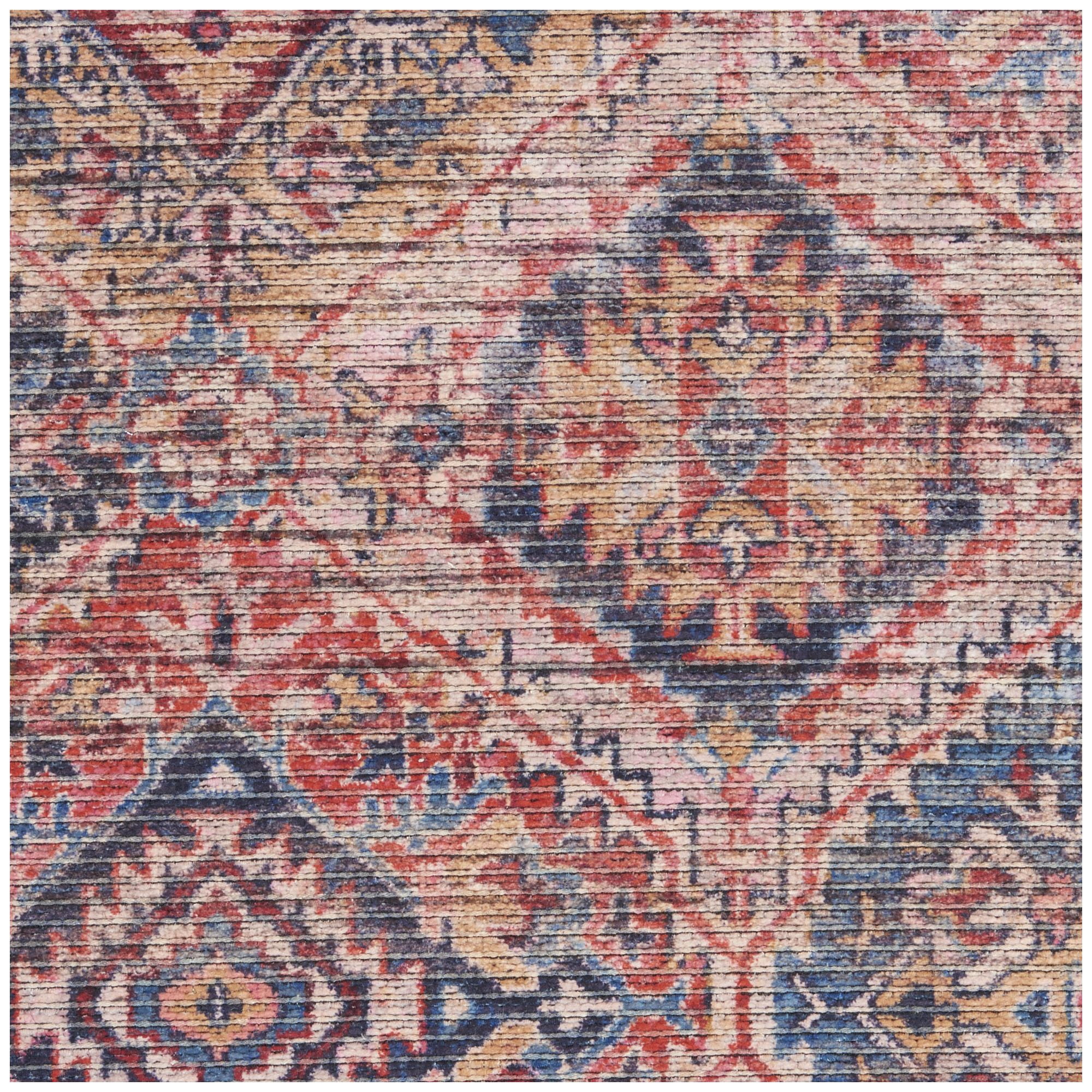 Nourison New Concept Washables Vintage Persian Indoor Rug Multicolor 6' x 9'