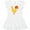 AA-White, variant on Inktastic Cute Yellow Chicken Girls Baby Dress