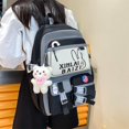 thumbnail image 1 of Conjunto Combinado De Mochila Linda De 5 Piezas Mochila Estética Escolar Kawaii Conjunto De Mochila Escolar De Conejo con Pasadores Colgantes Accesorios para Niñas Adolescentes Reg, 1 of 3