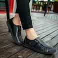 thumbnail image 6 of Men's Casual Loafers Slip On Leather Shoes Lightweight Driving Shoes Moccasins Classic Penny Loafer Flats Boat Shoes Outdoor Walking Shoes, 6 of 11