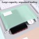 thumbnail image 4 of Zipper File Bag Ribbon Business Card Style Data Organization A4 Large Capacity Thick Waterproof Storage Bag, 4 of 6