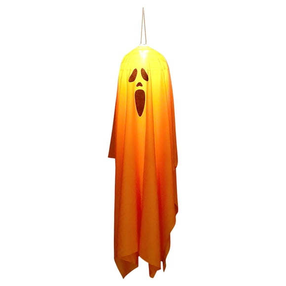 Halloween LED String Lights Ghost and Pumpkin Hanging Lantern Decor with Battery-Powered Luminous Effects for Indoor Outdoor Use