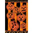 thumbnail image 2 of Biscardi, Nicholas 24x32 Black Ornate Wood Framed with Double Matting Museum Art Print Titled - Pumpkin Patch Pals I, 2 of 4