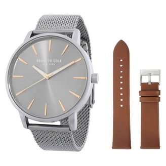 Kenneth Cole Men's Leather Watch KC50507003 - Walmart.com