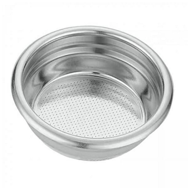 Filtros de café,Filtro de café de acero inoxidable Filtro de cafetera,Cesta de filtro para cafetera espresso reutilizable,Cesta de filtro porosa Cesta de filtro presurizada,Taza con filtro de