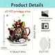 thumbnail image 3 of Adorno navideño acrílico de 19 cm | Decoración navideña 2D con diseño de renos | Decoración de mesa duradera y fácil de montar para el hogar, la oficina y las fiestas de temporada, 3 of 4