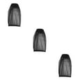 thumbnail image 1 of Justharion Insect Net Cap Summer Flat-top Solid Color Breathable Free Size Replacement Outdoor Camping Pest Bug Hat Headgear Black 3Set, 1 of 6