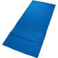 Ozark Trail Breathable Polyester Camping Sleeping Bag Liner Sheet, Blue (78" L x 33.5" W)