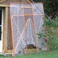 EZ Goals Portable Folding Lacrosse Practice Net Goal with Backstop and