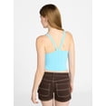 thumbnail image 3 of No Boundaries Cropped Textured Stitch Tank Top, Women's XXS-XXL, 3 of 5