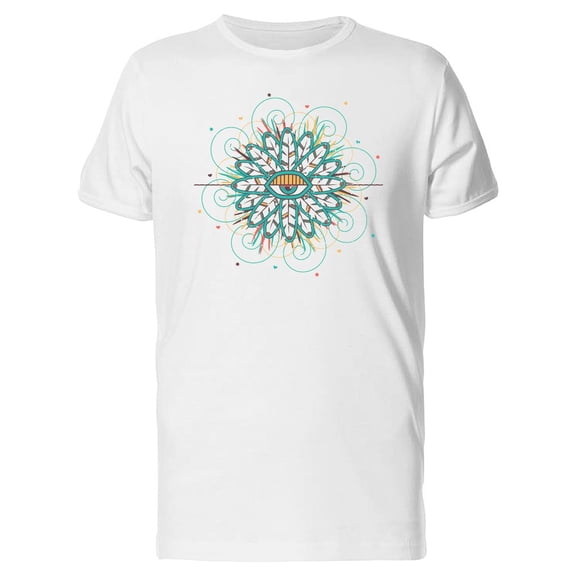 Retro Abstract Tribal Mandala Tee Men's -Image by Shutterstock
