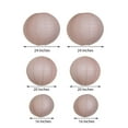 thumbnail image 2 of Efavormart Set of 8 Dusty Rose Chinese Lanterns Hanging Paper Lanterns With Metal Frame 16"/20"/24", 2 of 11