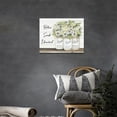 thumbnail image 3 of Farmhouse Bathroom Decor Wall Art Flowers Botanical Bathroom Pictures For Wall Canvas Prints Framed Modern White Floral Painting Artwork for Lavatory Laundry Toilet Loo Bedroom 16"x12", 3 of 6