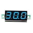 thumbnail image 3 of 0.28 3-wire LED Mini Digital Voltmeter DC0-100V Reverse Protection Voltmeter Voltage Tester Panel Meter Voltage Tester Voltmeter blue, 3 of 8