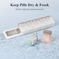 thumbnail image 3 of Big Save,HWRETIE Weekly Pill Organizer - Magnetic Medication Box with 1 A Day Compartment, 3 of 5