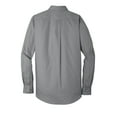thumbnail image 4 of Port Authority Adult Male Men Plain Elbow Sleeves Shirt Gusty Grey 4X-Large, 4 of 4