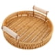 thumbnail image 2 of Handwoven Rattan Basket Tray for Snacks, Fruit, Bread, and Vegetable Storage – Versatile Serving and Storage Bowl for Kitchen, Dining, and Living, 2 of 5