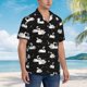 thumbnail image 3 of Fotbe Swan And Dragonflies Camisa Hawaiana para Hombre Unisex – Camisa Casual de Verano con Botones de Manga Corta de Algodón y Lino,Large, 3 of 7