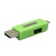 thumbnail image 1 of Lector de tarjetas Micro USB TF Adaptador OTG USB2.0 Hub Connector para PC (Verde) Tmvgtek Componentes de Computadoras, 1 of 5